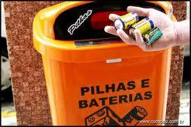 Coletor de pilhas e baterias