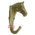 Cabide dourado cabeca de cavalo - rodeo west
