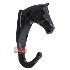 Cabide preto cabeca de cavalo - rodeo west