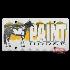 Placa decorativa de pvc paint horse - rodeo west