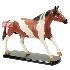 Escultura cavalo paint horse - art west