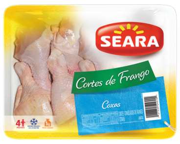 Coxas de frango sem tempero seara