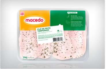 Filé de peito temperado macedo