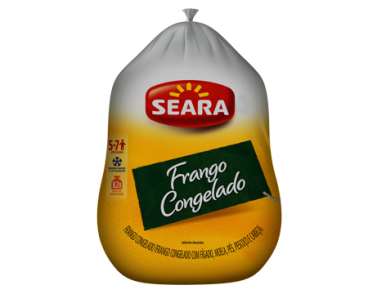Frango inteiro congelado seara com miúdos