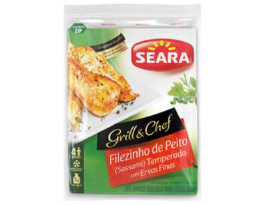 Filezinho de peito temperado grill y chef seara