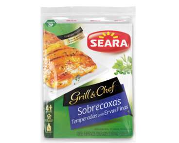 Sobrecoxas temperadas grill y chef seara