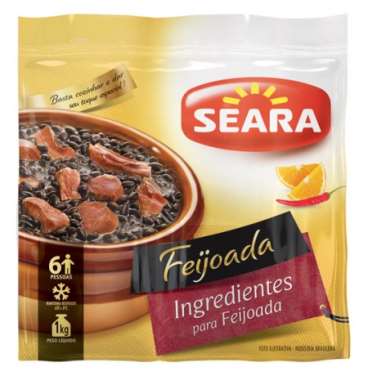 Ingredientes para feijoada seara