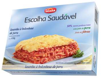 Lasanha de peru escolha saudável seara