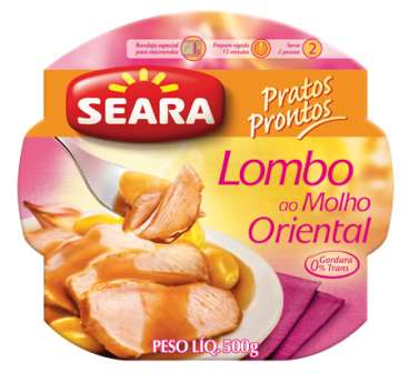 Lombo com molho oriental