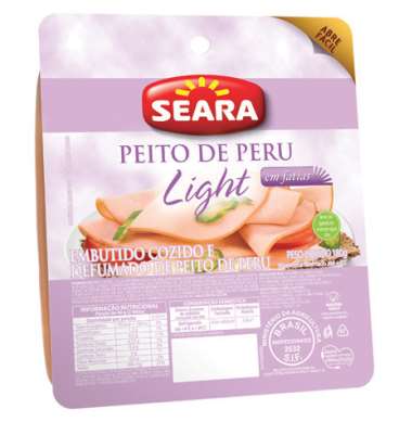 Peito de peru light em fatias – 180g