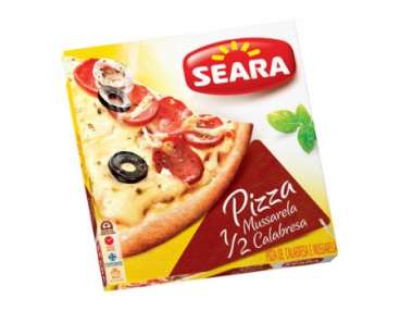 Pizza seara mussarela e calabresa