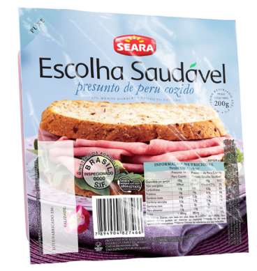 Presunto peru cozido – 200g