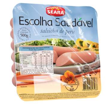 Salsicha de peru escolha saudável seara