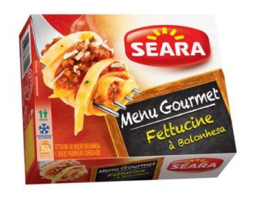 Seara menu gourmet fettucine a bolonhesa