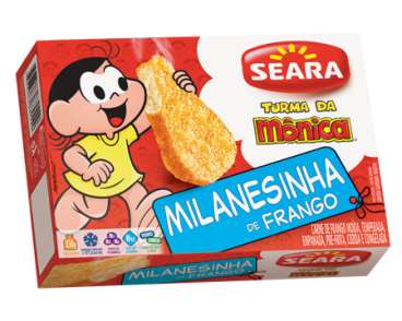 Milanesinha de frango turma da monica