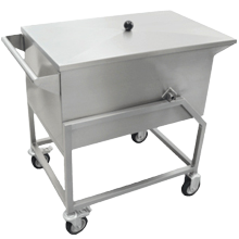 Carros auxiliares em aco inox