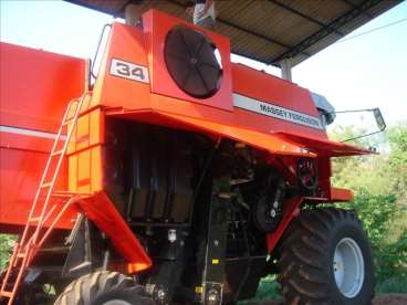 Colheitadeira mf 34 - 20/04 - massey ferguson