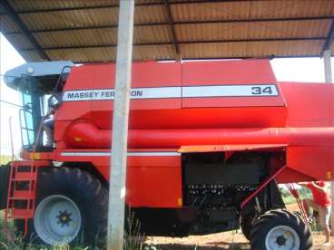 Colheitadeira mf 34 - 20/04 - massey ferguson