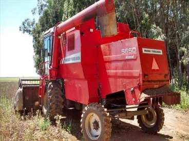 Colheitadeira mf 5650 - 09/09 - massey ferguson