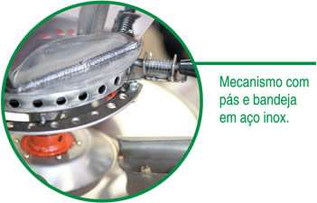 Distribuidor de acero inoxidable centrífuga