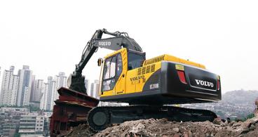 Escavadeiras de esteiras ec210b prime