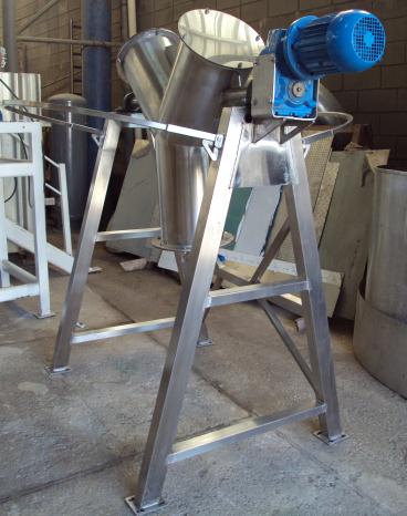 Misturador y e v em aco inox.