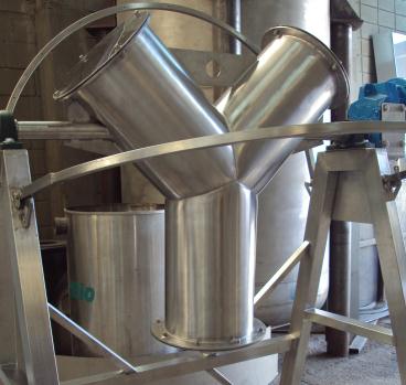 Misturador y e v em aco inox.