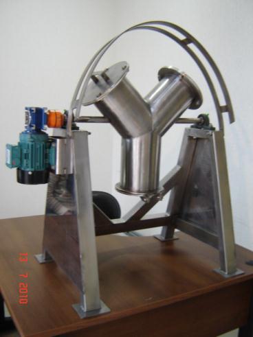 Misturador y e v em aco inox.