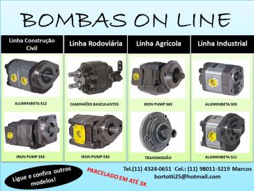 Bombas e motores hidráulicos
