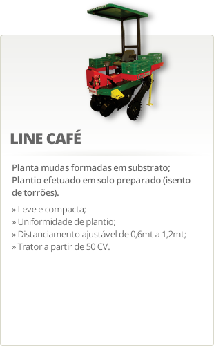 Preparo de solo line café roster