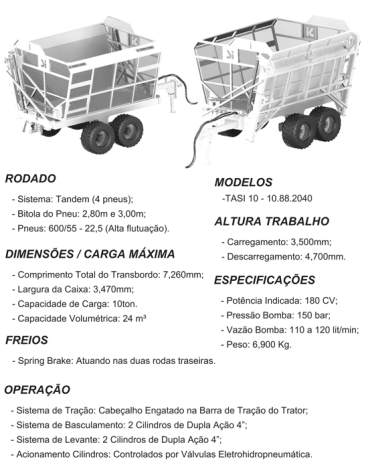 Transbordo agrícola santa izabel - tasi 10