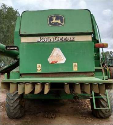 Colheitadeira john deere 1550, ano 2004