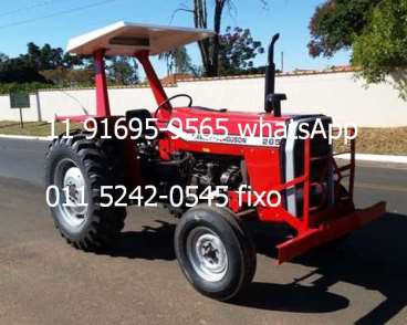 Trator massey ferguson 265, ano 1980