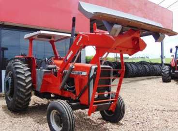 Trator massey 296 4x2 com lamina