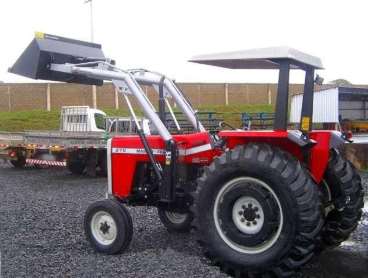 Trator massey ferguson modelo 275 ano 1999 com lam