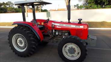 Trator massey feguson 275 4x4 ano 2008