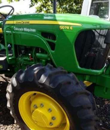 Trator jonh deere 5078e 4x4 ano 2017 2018 trator