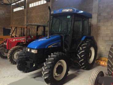 New holland tl85e 4x4 ano 2007, motor mwm