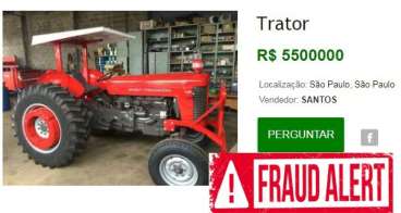 Agroads adverte, este anuncio nao é real