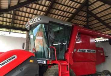 Colheitadeira mf-5650 hidro 2014 + plataforma