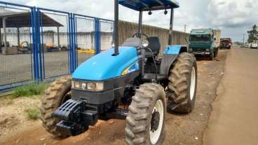 Trator new holland tl 75e 4x4 ano 2008 mwm