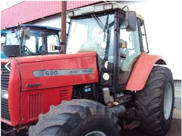 Trator único massey ferguson mf 680/4 2006