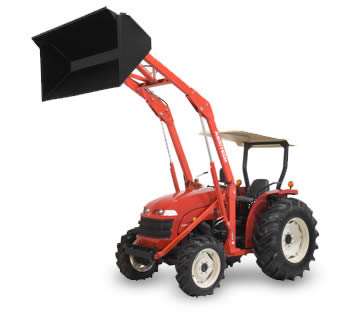 Trator yanmar agritech 1155-4 pá carregadeira