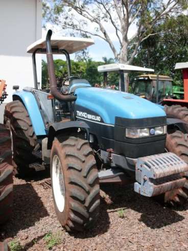 Tratores new holland tm 140 4x4 s/cabine 2001